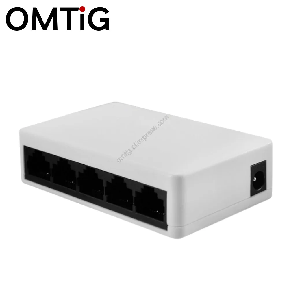 Free Shipping 5 Ports 100/1000Mbps RJ45 Gigabit Ethernet Switch  Mini Network Switches Ethernet Splitter Lan Hub Switch