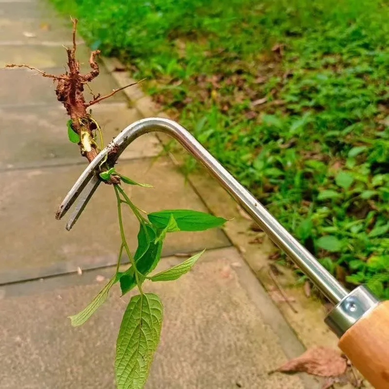 Manual Weeding Machine Set: Mower Sickle + Road Crack Weeding Tool + Garden Hand Shovel - Heavy Duty Carbon Steel for Outdoor &