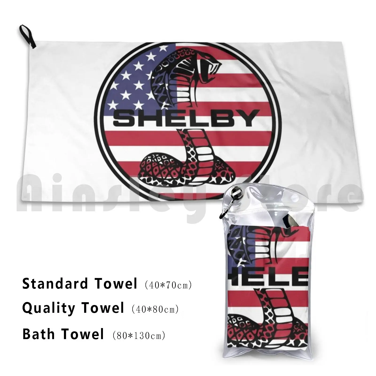 Shelby Custom Towel Bath Towel American Car Muscle Car America Shelby Carol Shelby Ken Miles Shelby Motors