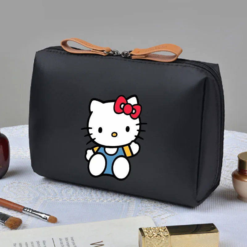 Cute Hellokitty Casual Women's Cosmetic Bag New Storage Bag Box Washing Kawaii Travel Ladies Makeup Bag Makeup Organizer Case