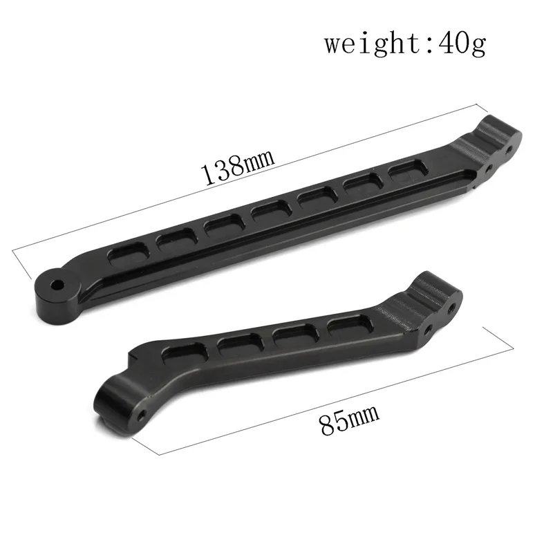 FBIL-Metal Front And Rear Chassis Brace IF618 For Kyosho MP10 1/8 RC Car Upgrade Replacement Spare Parts
