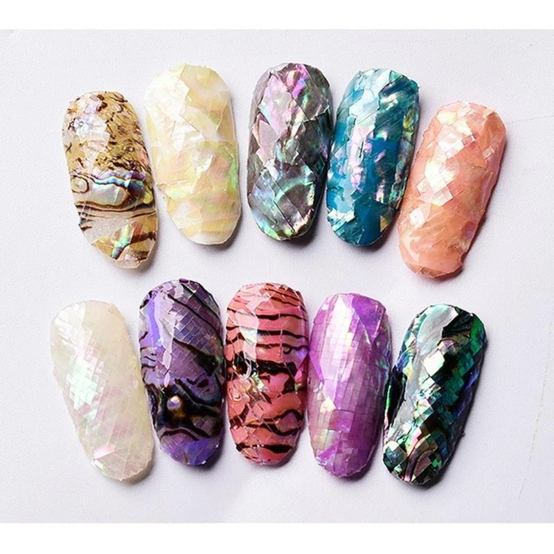 652F Abalone Shells Sticker Aesthetic Sticker for Scrapbooking Phone Case Jewelry Making Art Handmade Craft Decoration