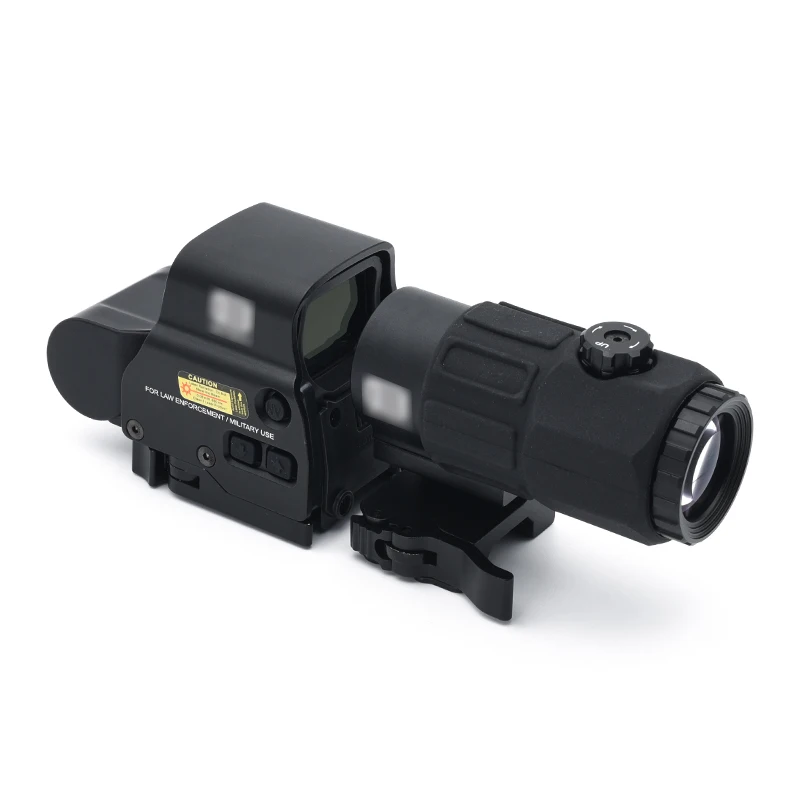 558+G45 5X Magnifier QD Side EXPS3-2 Holographic Red Green Dot Sight Reflex Replica