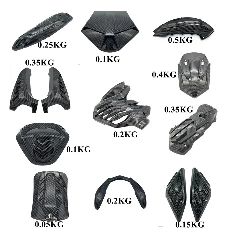 Modified motorcycle nmax2020 nmax2021 nmax 155 V2 accessories 11pcs carbon fiber fairings body part for yamaha nmax2020 nmax2021