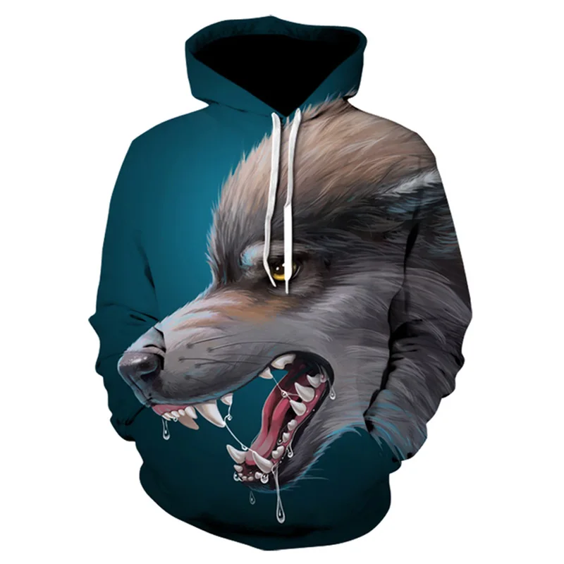 Wolf Fashion Style 3D Printed Hoodies Unisex Pullovers Hoodie Casual Sweatshirts Street Top Tracksuit
