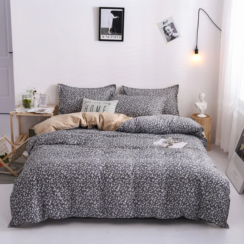 

4-piece bedding set comforter set Soft and comfortable for be suited to four seasons Suitable for the room dormitory