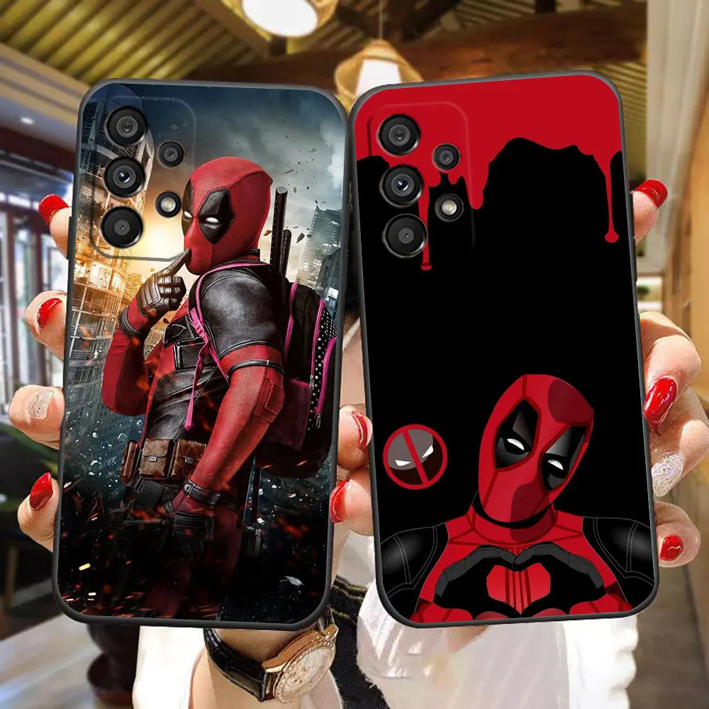 

Funny Marvel Deadpool Phone Case For Samsung A14 A15 A16 A22 A23 A26 A32 A33 A35 A36 A51 A52 A53 A54 A55 A56 A71 A72 A73 Case