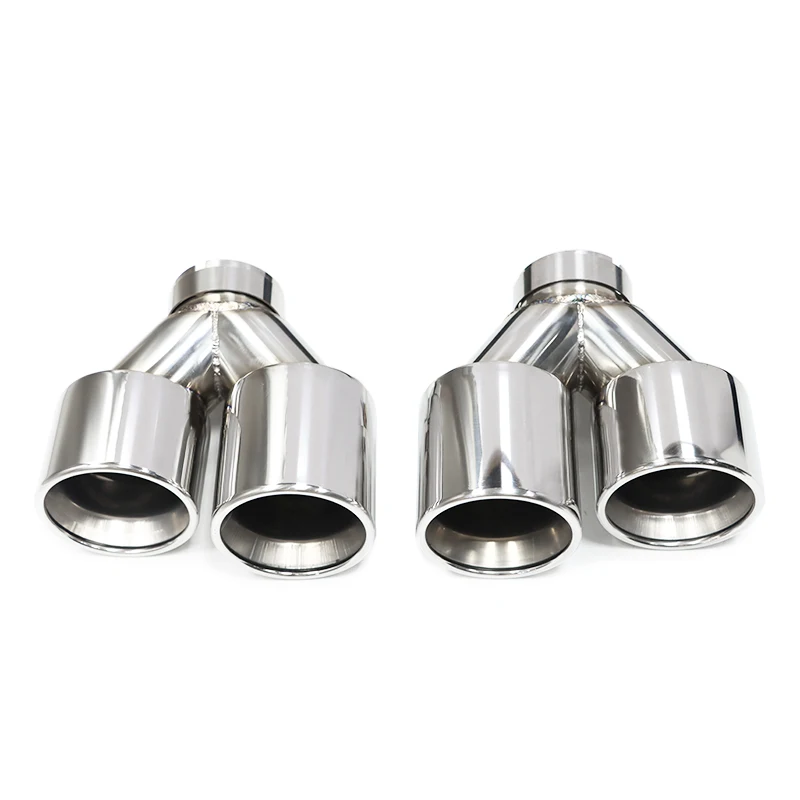 Quad Koolstofvezel Uitlaat Tip Voor BMW F10 F11 535d 535i 640i 640d Auto Uitlaatsysteem Nozzle Uitlaat Tuning Uitlaat Tip