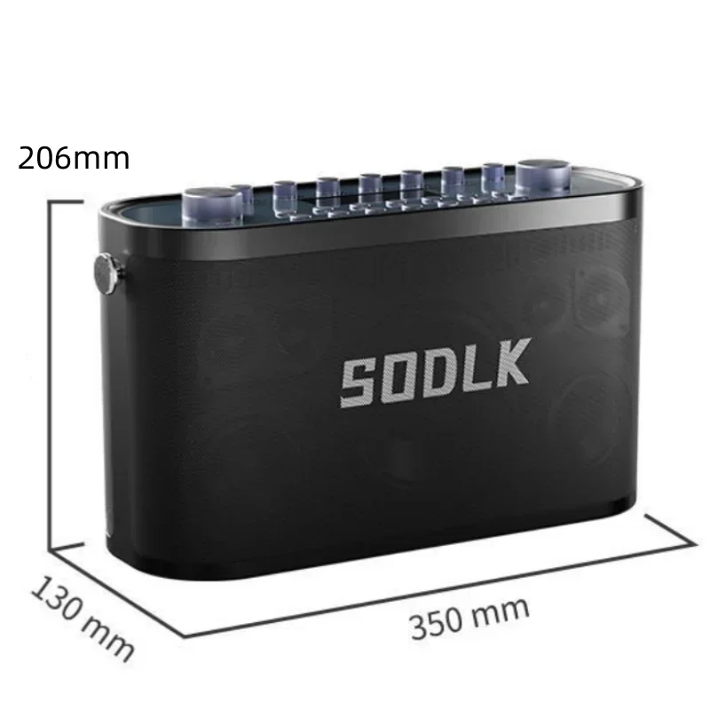 Imagem -06 - Sodlk-altifalante Bluetooth de Alta Potência Subwoofer com Heavybass Canto Doméstico ao ar Livre Qualidade de Som Hifi Usb Microfone sem Fios S1271 Plus 280w