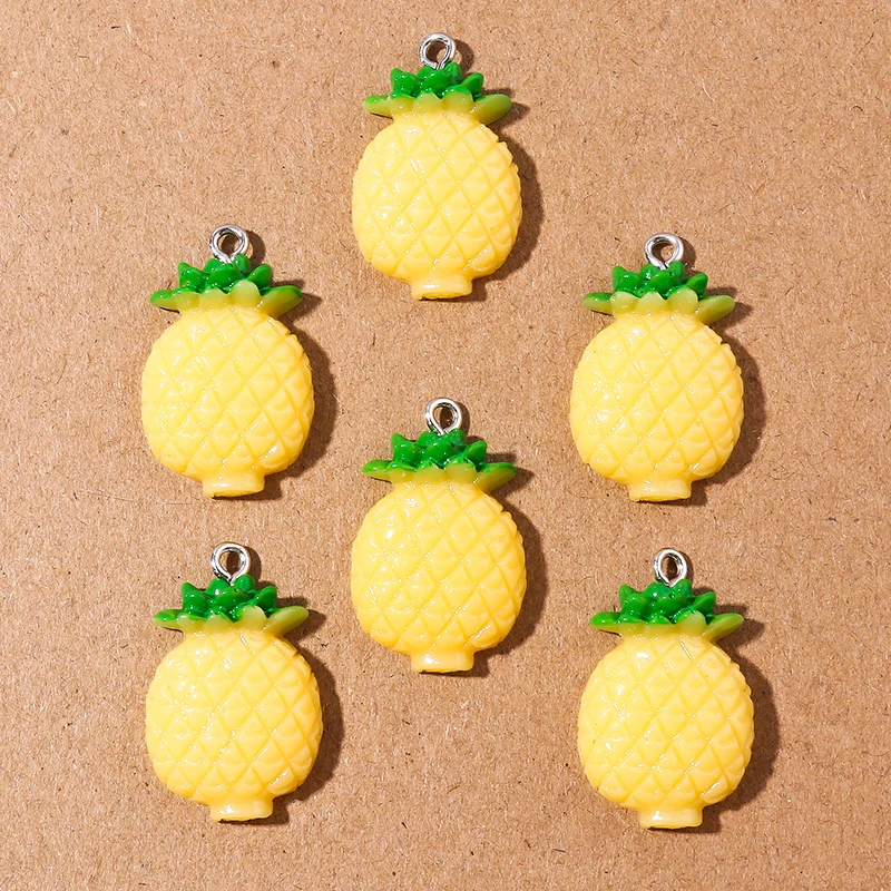 10 stücke niedliche 3d simulierte Sonnenblumen kerne bezaubert Gemüse frucht anhänger für die Herstellung von Ohrringen Halskette DIY Kinder schmuck geschenke – Detail 16