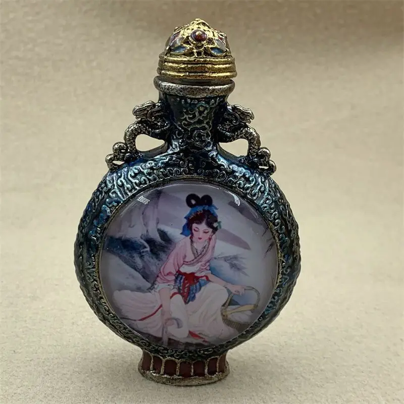Retro Chinese beauty Snuff Bottle mini bottle