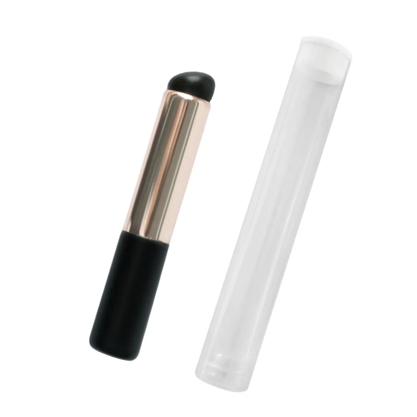 Silicone Lip Brush com Tampa Escova de Batom Aplicador de Máscara Labial Escova Corretiva para Desempenho, Ferramenta de Maquiagem, Casa, Viagem, Meninas