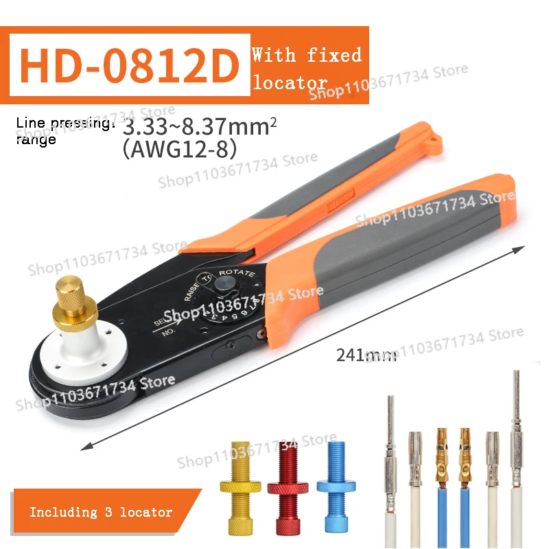 

Aviation Terminal Four-point Crimping Pliers HD2612 Heavy-duty Connector Pin Crimping Pliers M22520/1-01