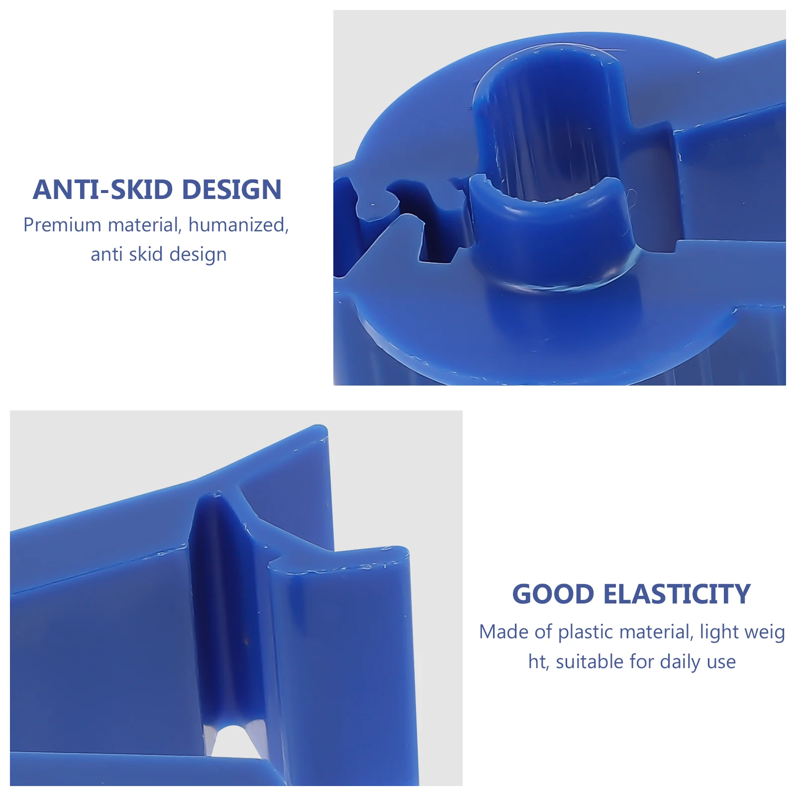 3pcs Flow Control Clip Blue Plastic Tube Clamp For Peritoneal Dialysis Therapy Portable Peritoneal Accessories