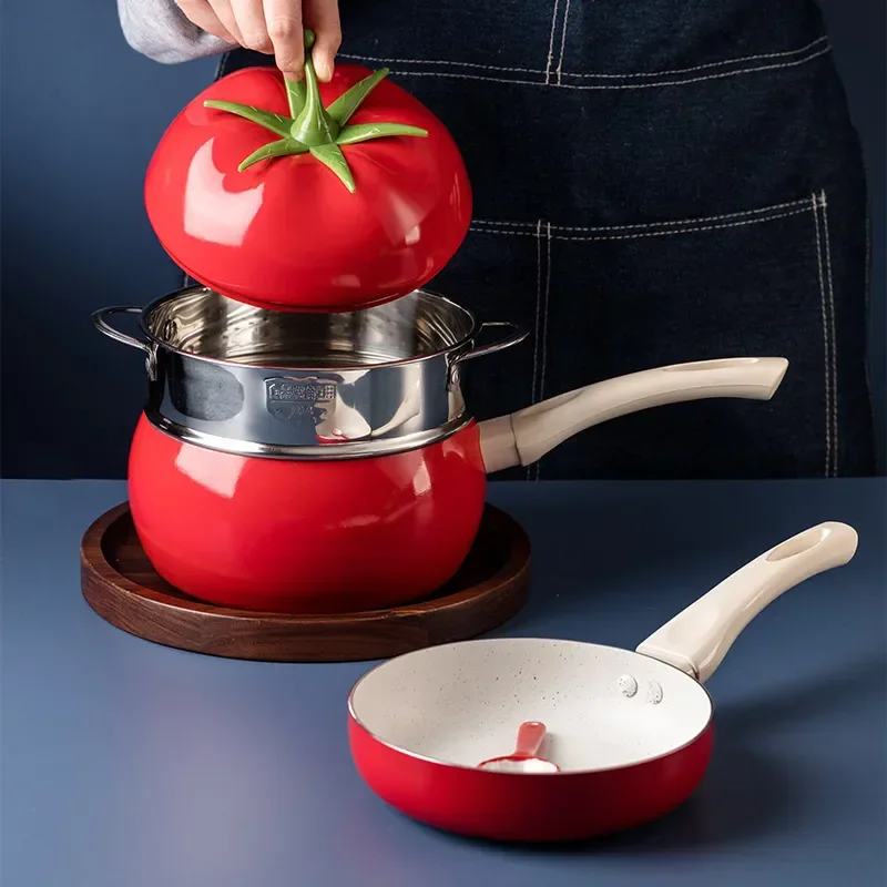 

Fruit Tomato Frying Pan Cooking Pot Saucepan Induction Cooker Cookware Nonstick