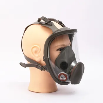 قناع غاز صناعي مضاد للضباب ، والطلاء ، والرش ، وجهاز التنفس ، وأعمال السلامة ، ومقاوم للغبار ، والوجه بالكامل ، والحماية من الفورمالديهايد