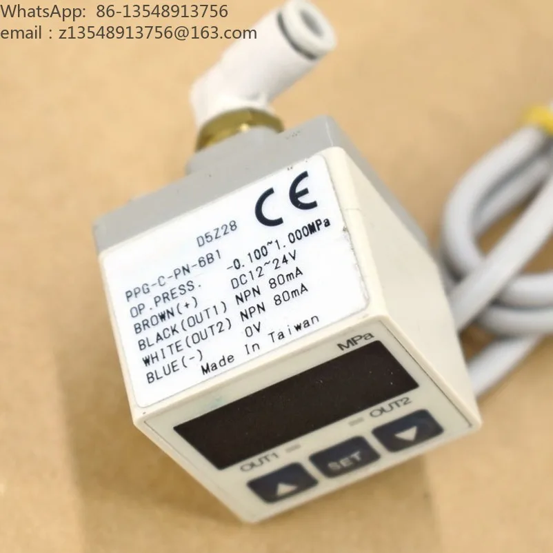 PPG-C-PN-6B1 electronic digital pressure gauge sensor dc 12-24v used disassembly parts