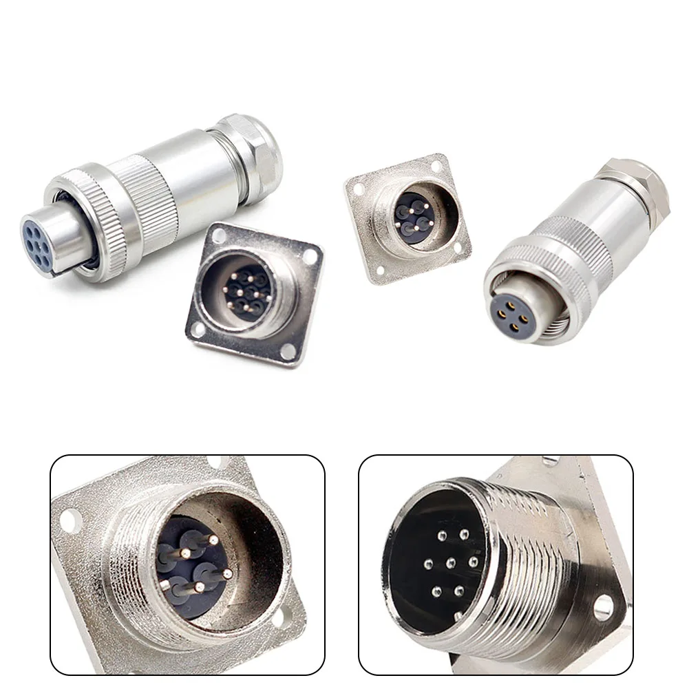 4/7 Pin Plug Connector For REXROTH MOOG VICKERS PARKER Proportional Valve Socket Electromagnetic Valve Connector Socket