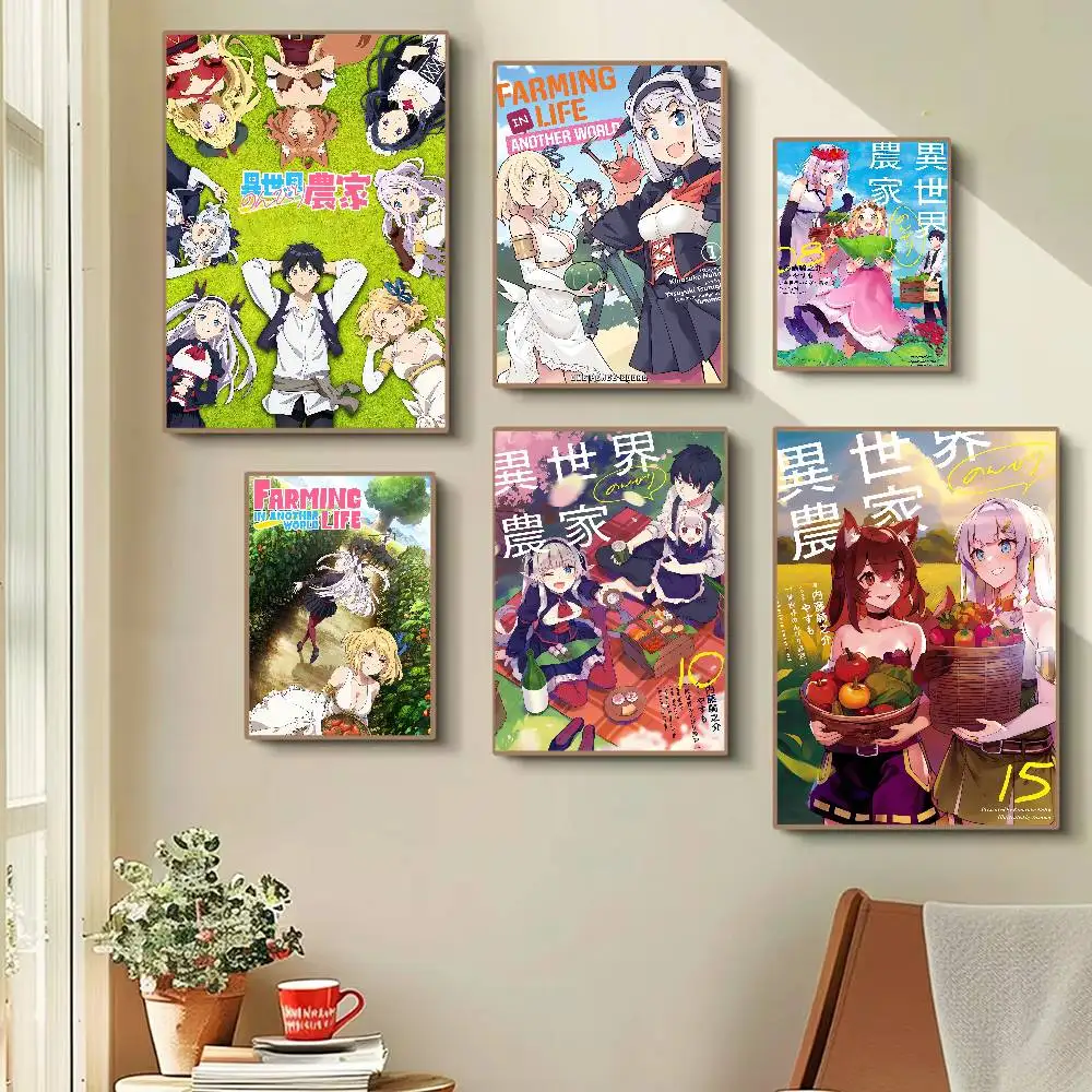 Anime Farming Life In Another World Aesthetic Poster Room Home Decoration Paintings Hanging Classic Birthday Gifts