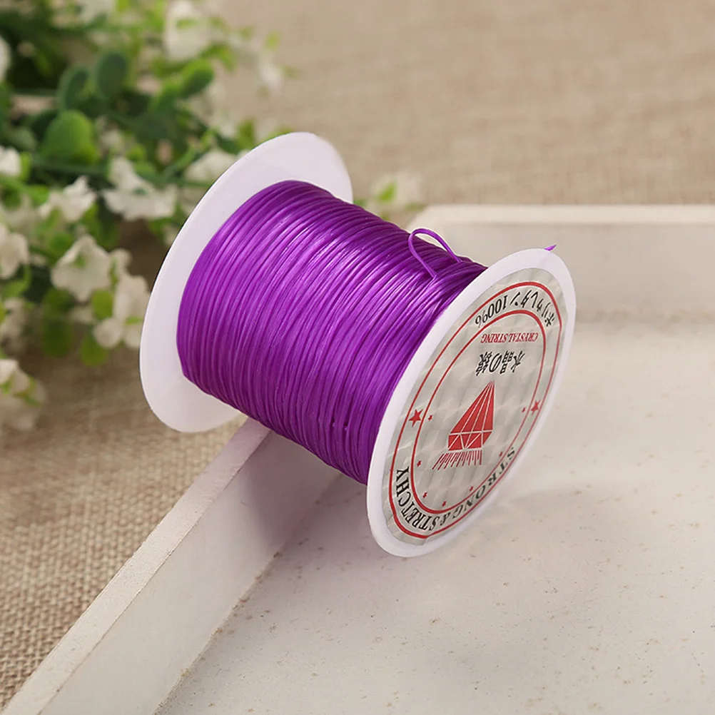 

25 Rolls Crystal Elastic Beading Cord Strong Transparent String Elastic Thread for DIY Jewelry Making Crafts Mixed Colors 06Mm