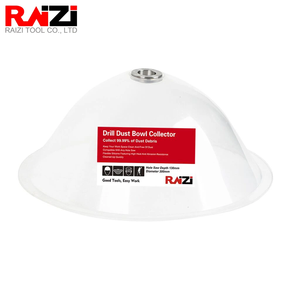 

Raizi 300mm Hole Saw Dust Bowl for Installing Recessed Ceiling Lights Drilling Works Dust Cover Collector Drill Dust Bowl