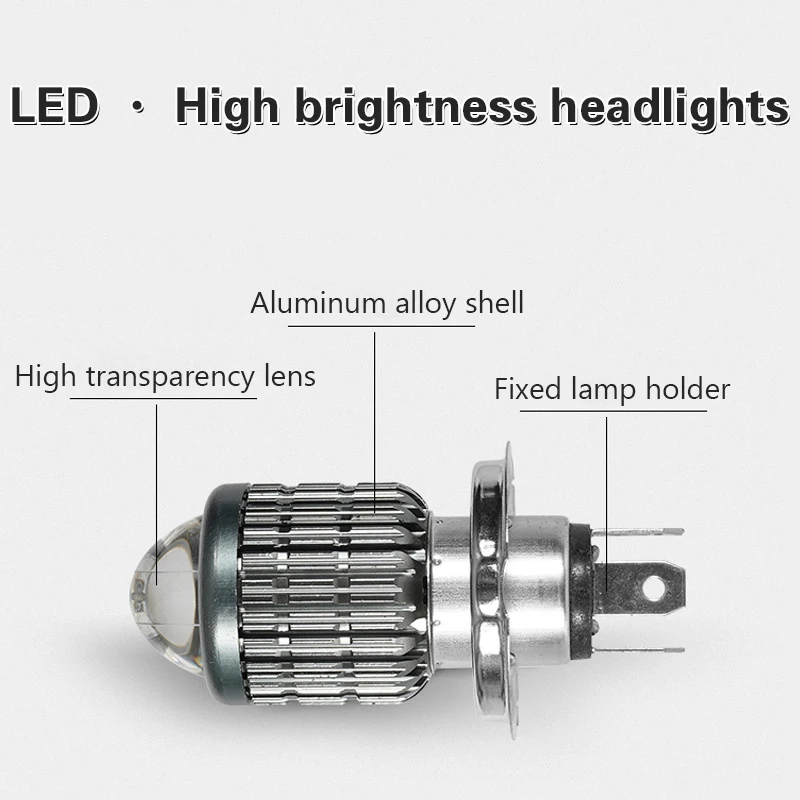 Motorcycle Headlight LED Moto High/Low Beam Led Bulbs Super Bright Scooters Autobike Fog Lamp Light