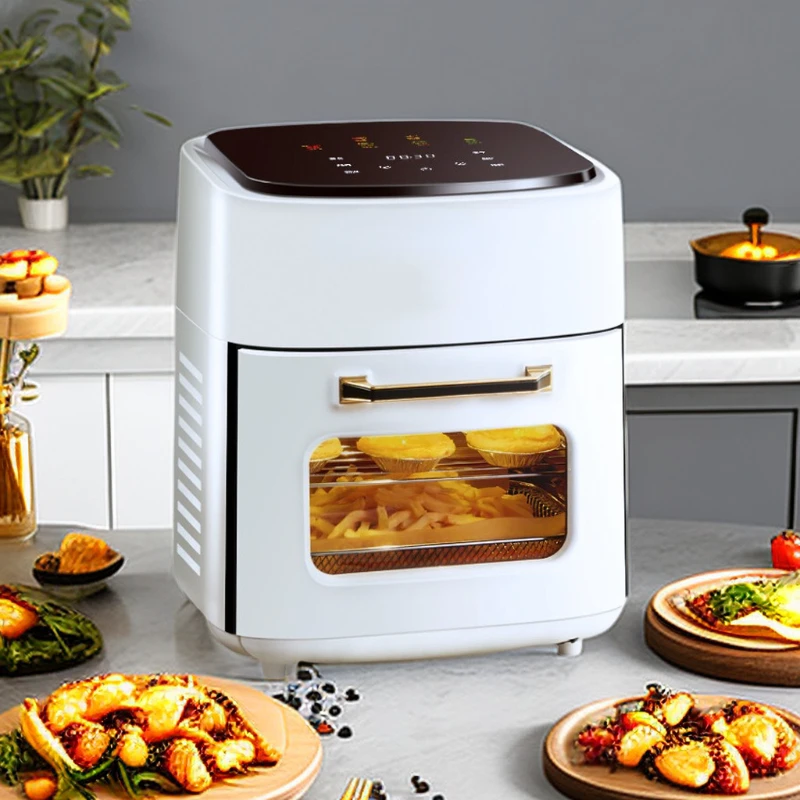 Existing stock Home Health Large capacity 15L kitchen Home Air Fryer 3-in-1 Electric digital smart with viewing window