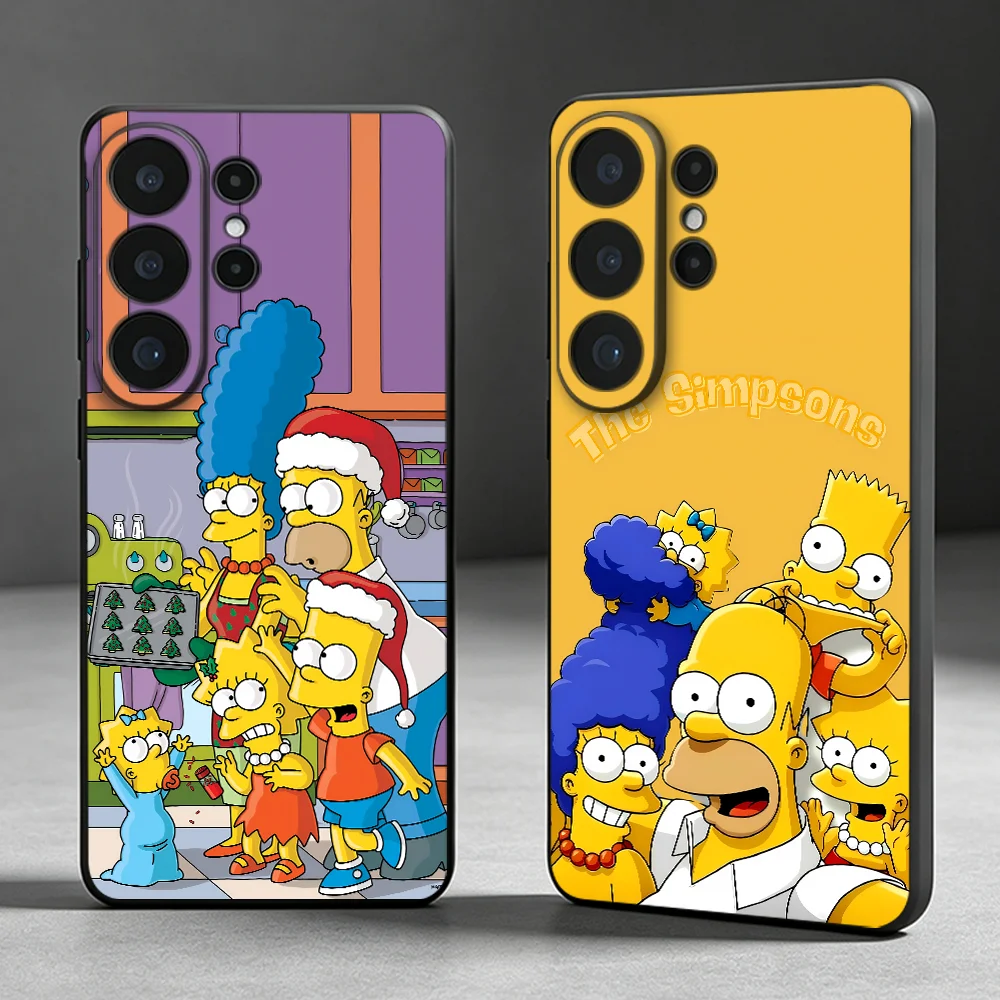 The S-Simpsons Funny Bart Phone Cover Case for Samsung Galaxy S26 Ultra S10 S9 S23 S20 S25+ S24+ S24 S26+ S25 Plus Note 20 8 9