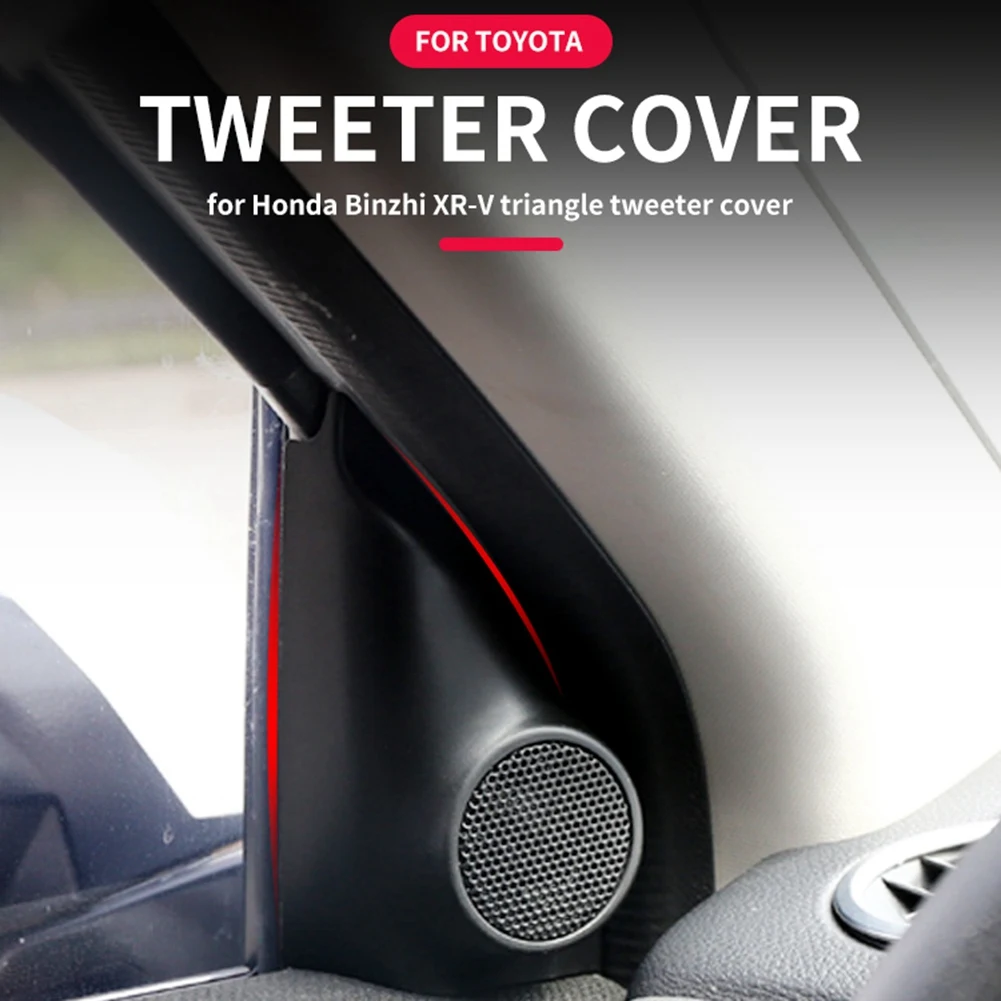Car Tweeter Triangle Head Tweeter Speaker Shell Tweeter Triangle Treble Horn Cover For Honda Vezel XR-V