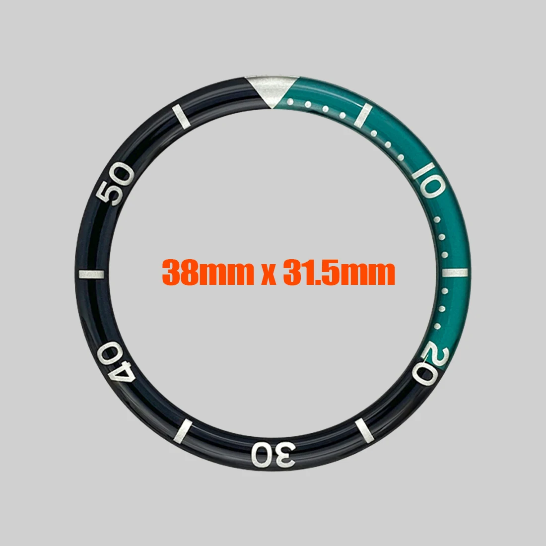 38x31.5mm Resin Aluminium Bezel Insert SKX007 SRPD Bezel Ring Fit for SKX007 SKX009 SRPD Case Watch Bezel Ring