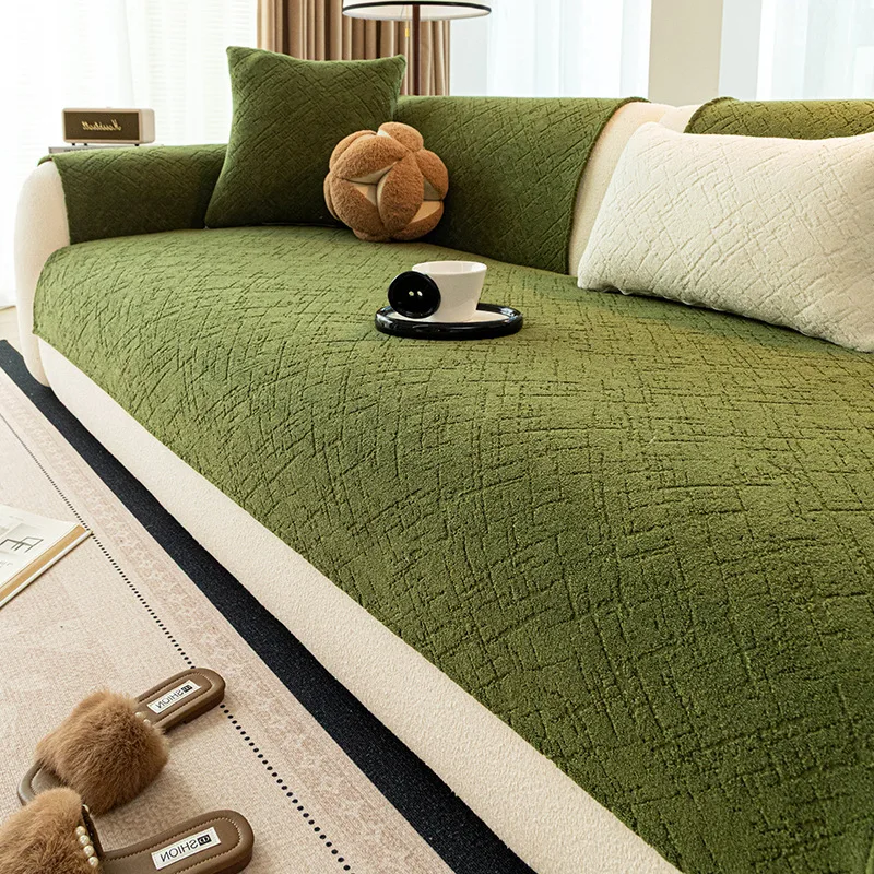 Universal Living Room Sofa Cover Modern Luxury Seat Cushion Secure Anti-Slip Sofa Cover Fabric Slipcover Cushion Cover
