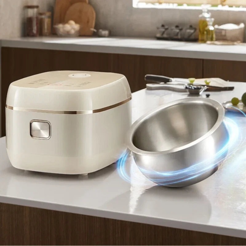 

Sell like hot cakes Stainless Steel Inner Pot Non-stick Coating Free Ball Cooking Pot Charcoal Fire Rice Electric Cooker