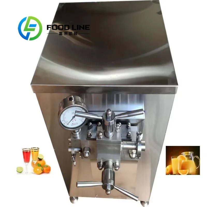 Commercial Homogenizer With Digital Display Precise Parameter Setting Stable Output Suitable For Energy Drink Milk Tea Factory