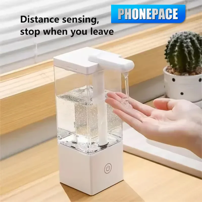 New Touchless Automatic Soap Dispenser Type-C Rechargeable 1500mAh Large Capacity Hand Washing Liquid Dispenser for Home Bathroo image 6