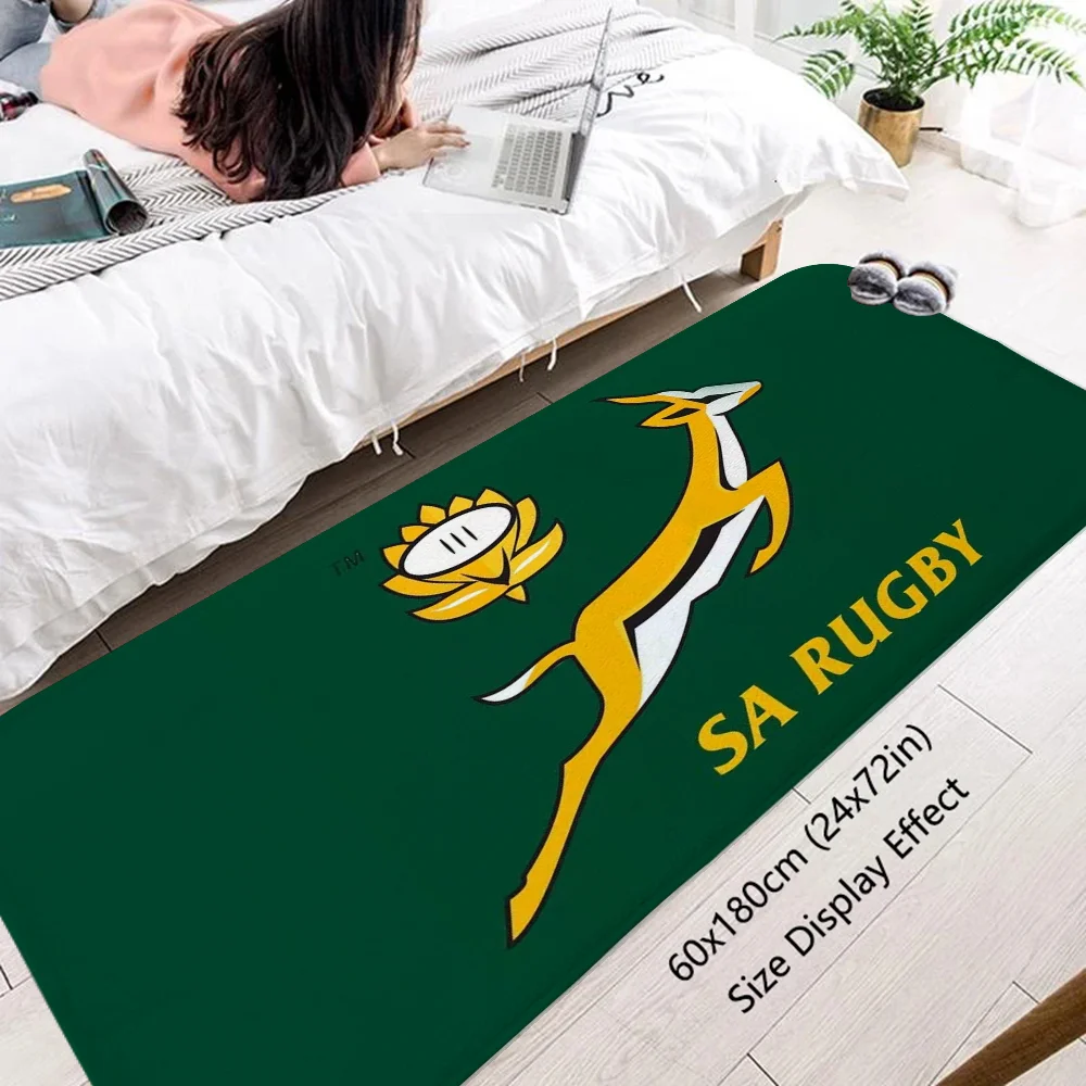 South AfricaS SpringbokS Rug for Bedroom Mats Goods for Home Decor Items Kitchen Mat Floor Mat Room Welcome Offers Door Carpet