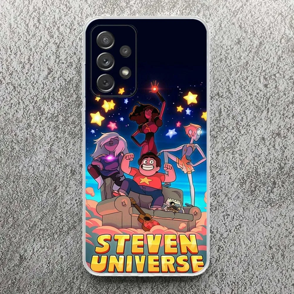 Чехол для телефона с рисунком S-Steven Universe для Samsung, Galaxy, S20, S21, S22, S23, Fe, Lite, Plus, Ultra Note Shell