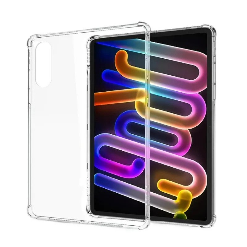

Для Lenovo Xiaoxin Pad Pro GT 11,1 дюйма 2025 TB710FU 11,1 дюйма, прозрачные подушки безопасности, мягкие силиконовые защитные противоударные чехлы