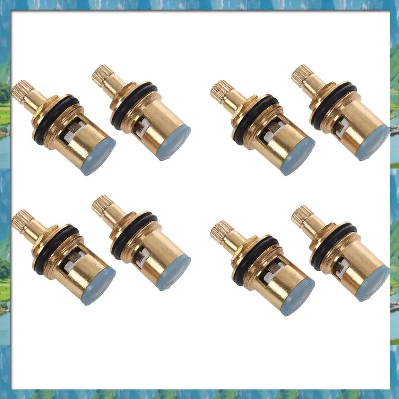 

Mar.8 шт. 1/2 дюйма, 20 зубьев, картридж для крана, дисковый четвертьоборотный клапан, замена горячего и холодного