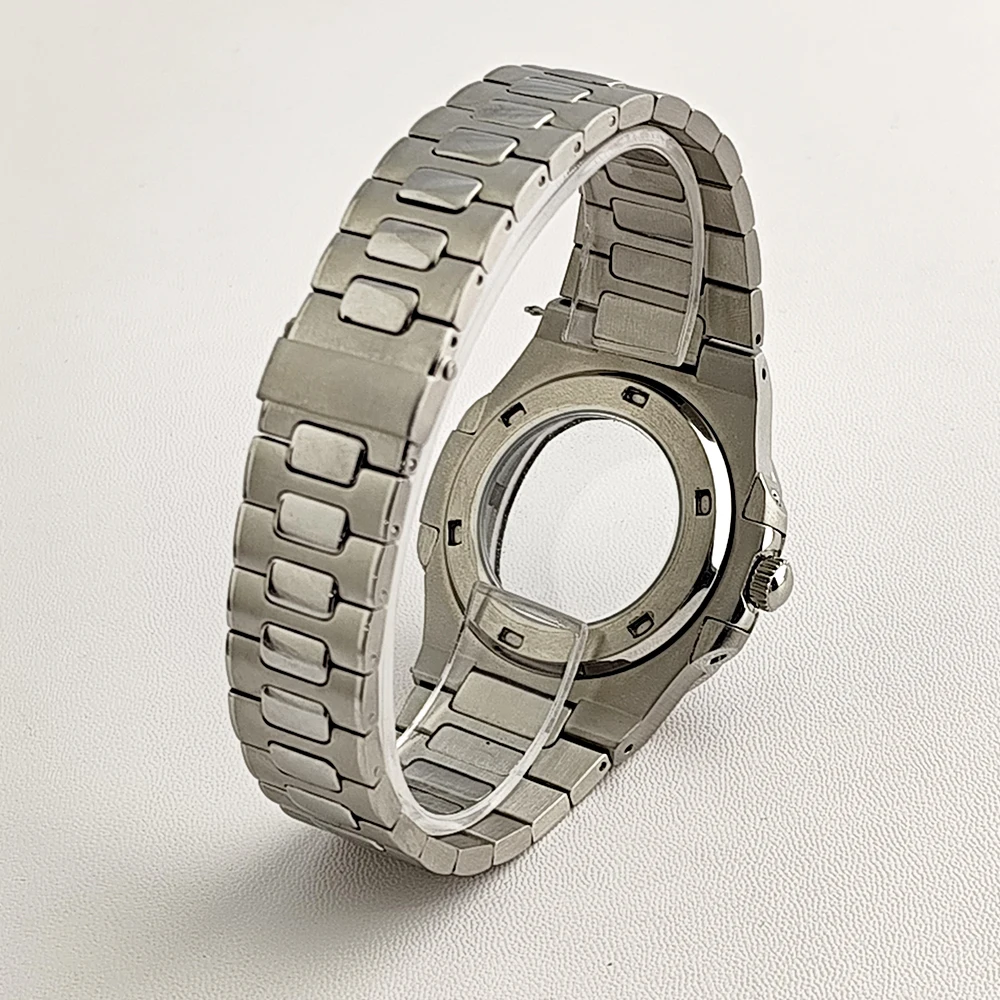 NH35 Uhrenbox 43,4mm Gehäuse Passend für NH35 NH36 Uhrwerk Zubehör für Herrenuhren Saphirglas Mit Uhrenarmband NH35 Zifferblatt/Zeiger – Detail 3
