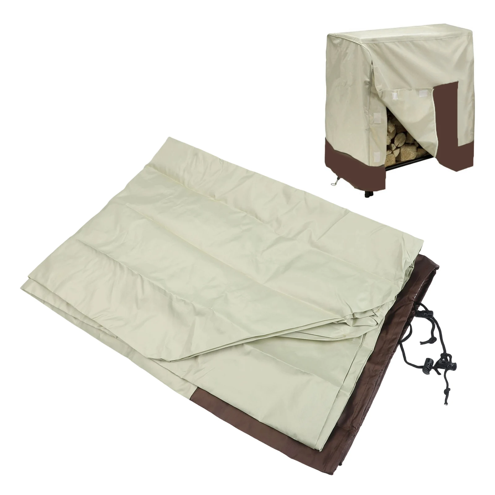 

210D ткань Оксфорд чехол для дров водонепроницаемый чехол для дождевика с вентиляционными отверстиями и сумкой для переноски для удобного хранения