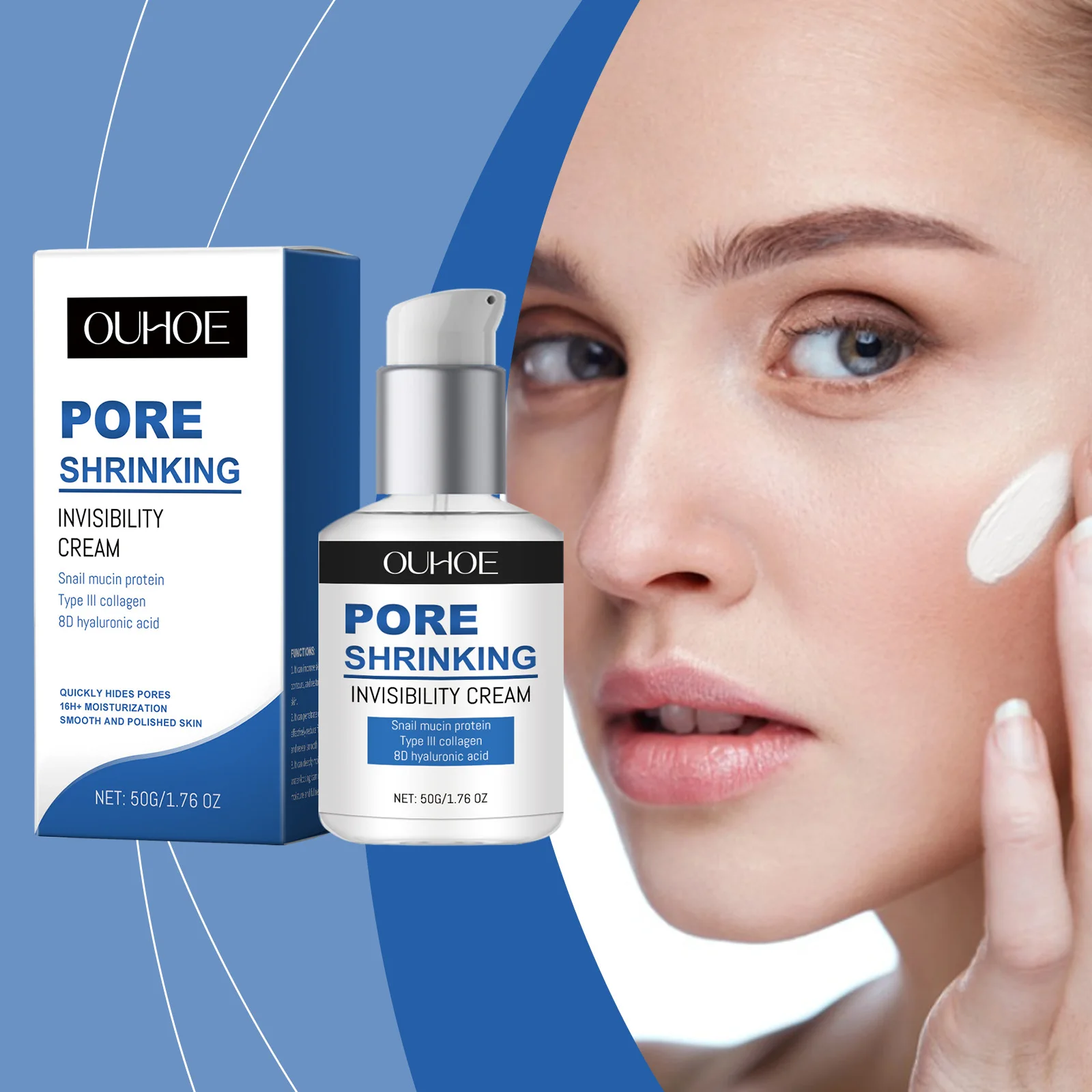 Pore Hydrating Cream - Gentle Moisturizing, Brightening, Daily Hydrating Facial Care