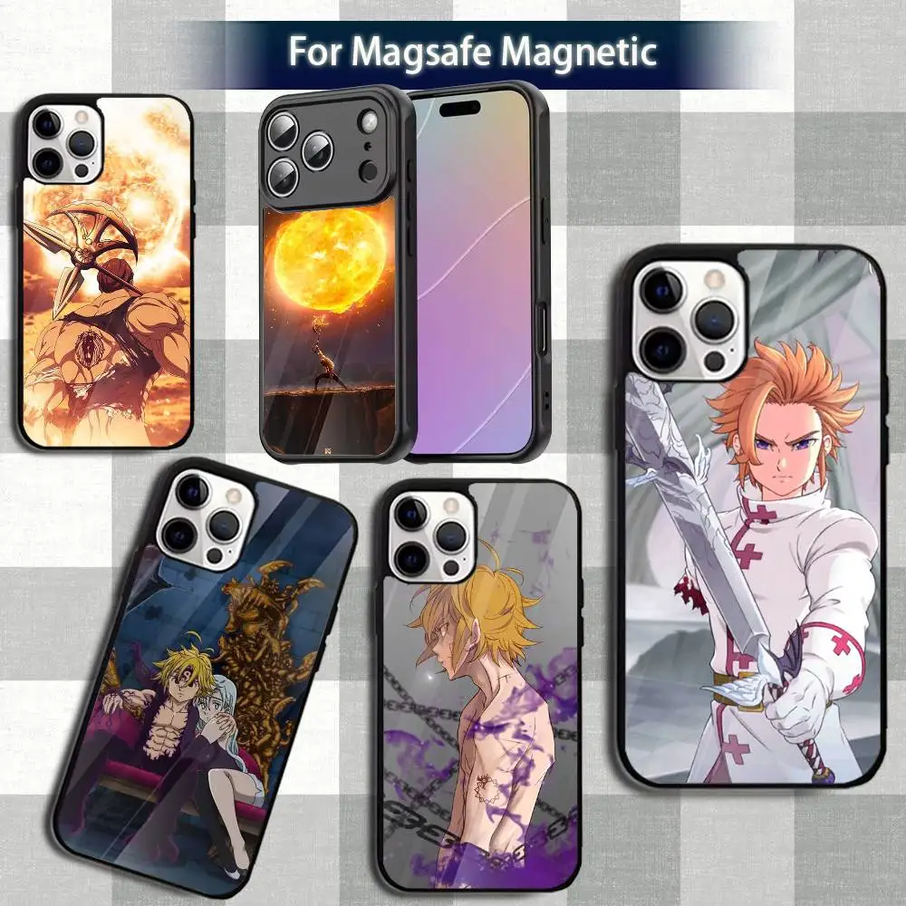 

SDS SevenS DeadlyS Sins Phone Case For iPhone 13,12,15,17,11,16,14,Pro,Max,Plus,Mini,Magsafe,Magnetic Wireless Charging Case