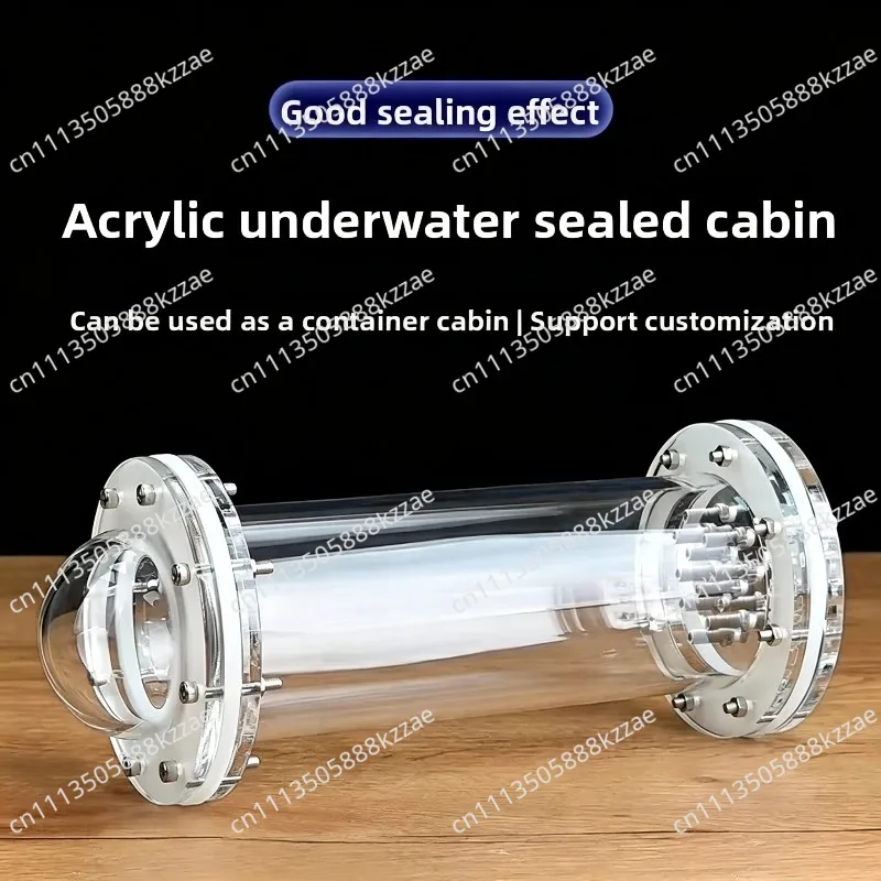 For  ROV Sealed Cabin Acrylic Waterproof Cabin Underwater Robot Cabin for Shallow Water Use