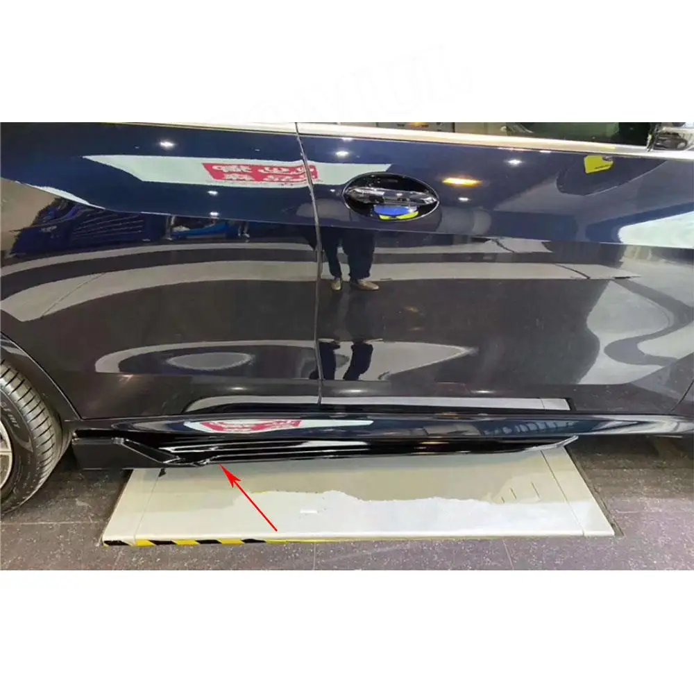 

VACOMUL Side Skirt For BMW X6 G06 M Sport 2020-2022 Rocker Panel Lip Splitter Extensions Car Styling ABS Carbon Look Gloss Black