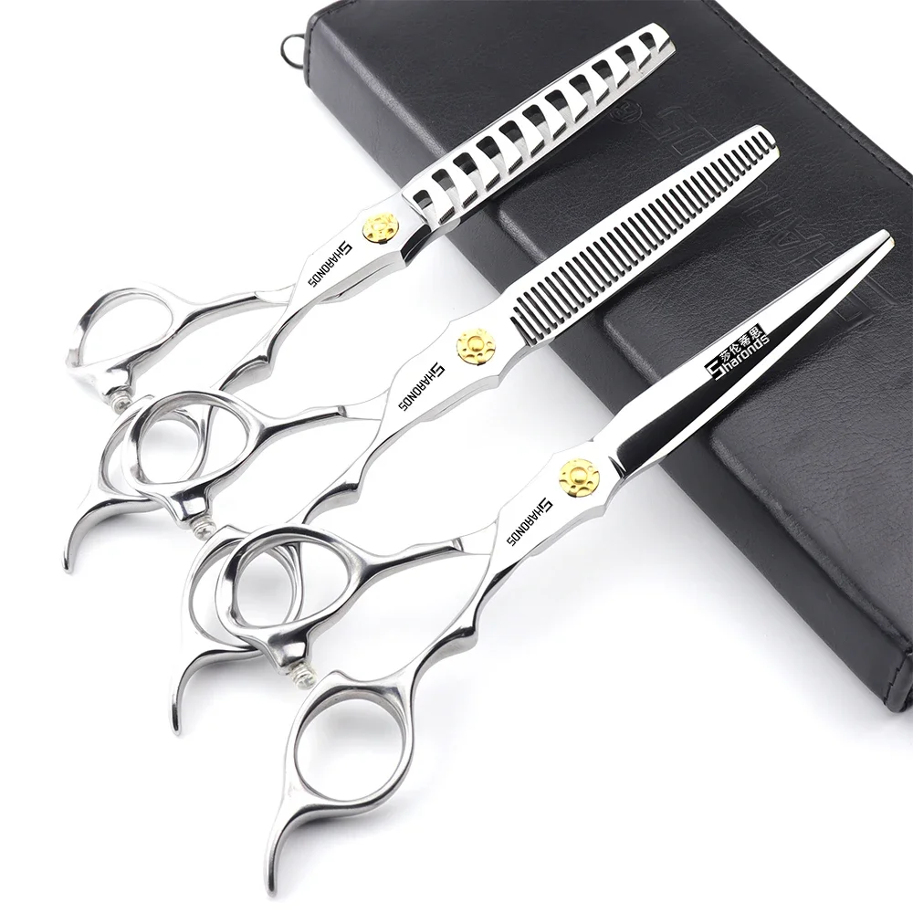 

Professional and authentic 6.5 inch hair clippers, flat cut hairdressers, hairdressers, and hair salon exclusive set.