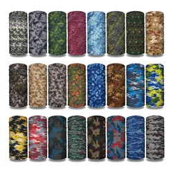 CM102-CM135 Camo Seamless Bandanas Neck Gaiter Camouflage Men Women Hunting Cycling Balaclava Tube Headwear Face Covering Mask