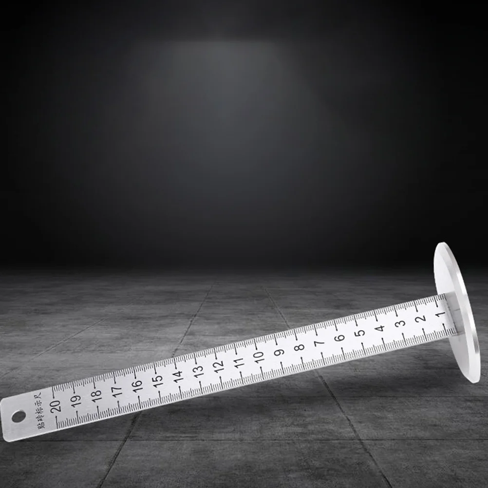 Precision Level Tool Stainless Steel Tiling Level Ruler Accurate Floor Tile Contour Measuring for Professional DIY Use