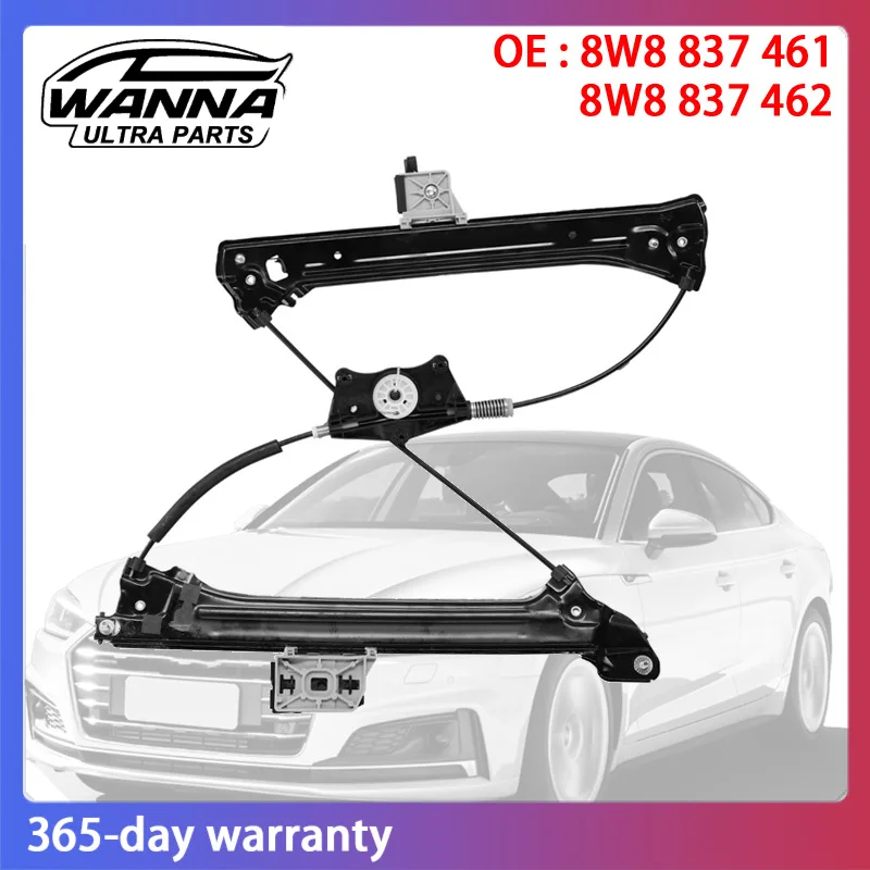 

OE Quality 8W8837461 8W8837462 Front Left Right Window Regulator for AUDI A5 Sportback F5 2017 2018 2019 2020 2021 2022 2025