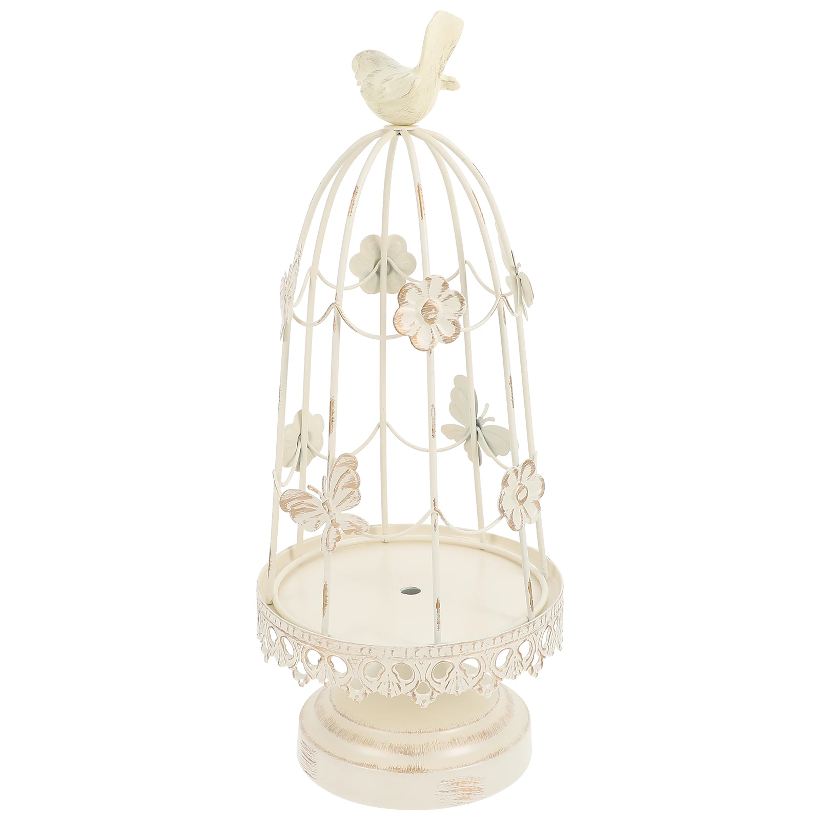 

Delicate Vintage Holder Creative Iron Candlestick Ornament For Home Wedding Decor Desktop Table Adornment Housewarming