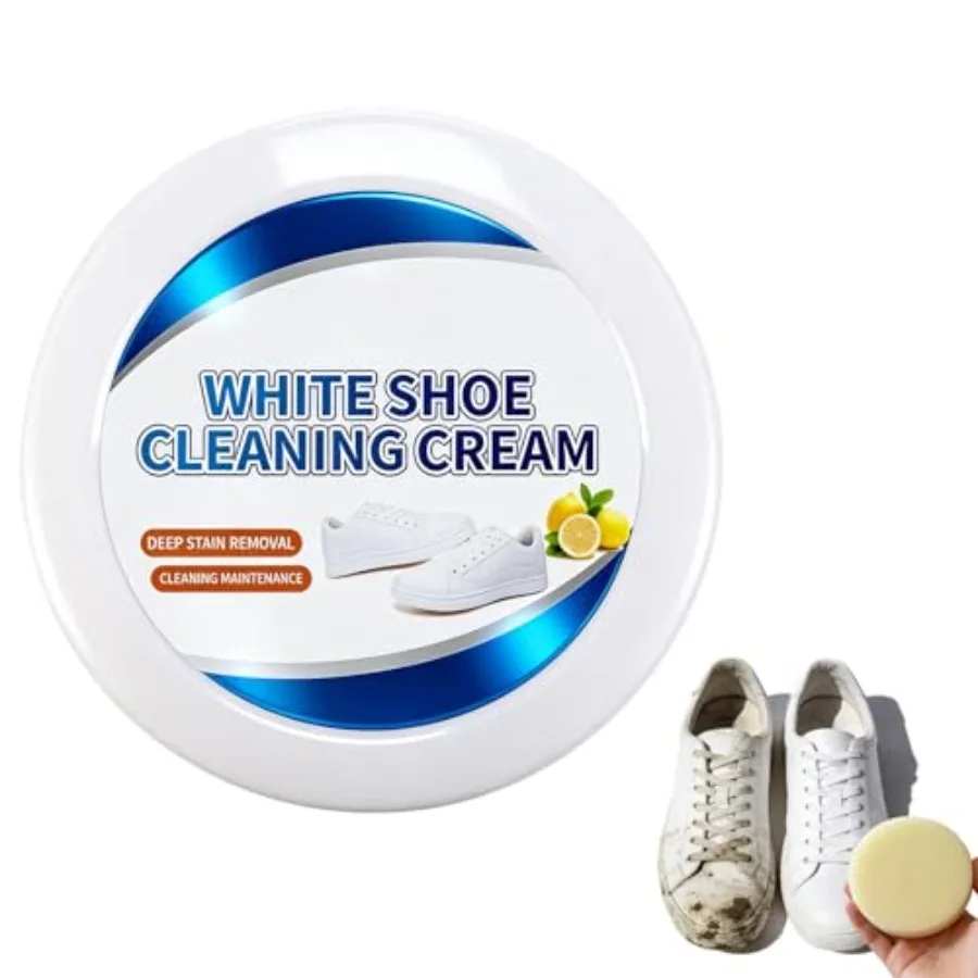 White Shoe Cleaner, White Shoe Cleaning Cream, Multi-Functional Cleaning and Stain Removal Cream, Multipurpose Cleaning Cream w